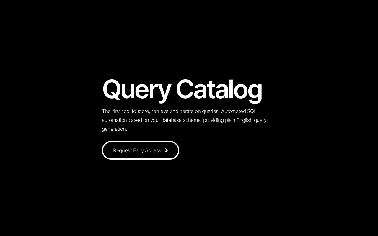 Query Catalog